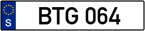 Truck License Plate